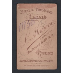 PHOTO CDV D'UN SOLDAT AU 81 ème REGIMENT D'INFANTERIE DE LIGNE 