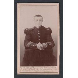 PHOTO CDV D'UN SOLDAT AU 81 ème REGIMENT D'INFANTERIE DE LIGNE