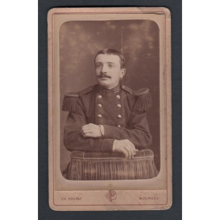 PHOTO CDV D'UN SOLDAT AU 95 ème REGIMENT D'INFANTERIE DE LIGNE