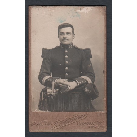 PHOTO CDV D'UN SOLDAT AU 93 ème REGIMENT D'INFANTERIE DE LIGNE 