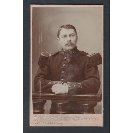 PHOTO CDV D'UN SOLDAT AU 97 ème REGIMENT D'INFANTERIE DE LIGNE 