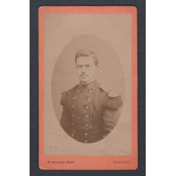 PHOTO CDV D'UN SOLDAT AU 97 ème REGIMENT D'INFANTERIE DE LIGNE