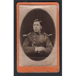 PHOTO CDV D'UN SOLDAT AU 98 ème REGIMENT D'INFANTERIE DE LIGNE