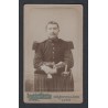 PHOTO MILITAIRE CDV D'UN SOLDAT AU 99 ème REGIMENT D'INFANTERIE DE LIGNE