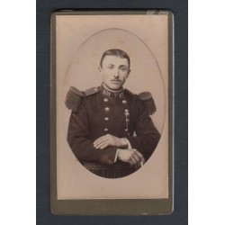 PHOTO MILITAIRE CDV D'UN SOLDAT AU 101 ème REGIMENT D'INFANTERIE DE LIGNE