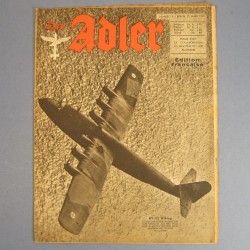 DER ADLER JOURNAL DE PROPAGANDE AVIATION ALLEMANDE N°6 DU 21 MARS 1944 LUFTWAFFE