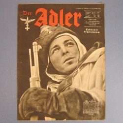 DER ADLER JOURNAL DE PROPAGANDE AVIATION ALLEMANDE N°25 DU 14 DECEMBRE 1943 LUFTWAFFE