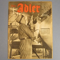 DER ADLER JOURNAL DE PROPAGANDE AVIATION ALLEMANDE N°6 DU 23 MARS 1943 LUFTWAFFE