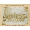 GRANDE PHOTO MUSICIENS DU 3 ème REGIMENT DE ZOUAVES MANOEUVRES DE BATNA 1903