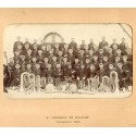 GRANDE PHOTO FANFARES DU 3 ème REGIMENT DE ZOUAVES 1903