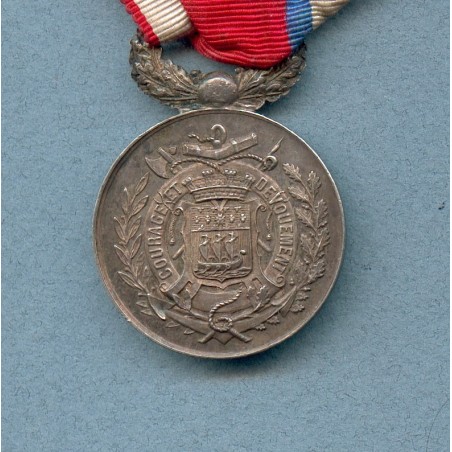 MEDAILLE DE LA SOCIETE PARISIENNE DE SAUVETAGE FONDEE EN 1886 NON ATTRIBUEE VILLE DE PARIS