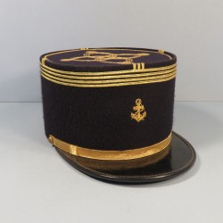 KEPI DE COMMANDANT DE L'ECOLE DE L'INFANTERIE COLONIALE ANNEES 1970