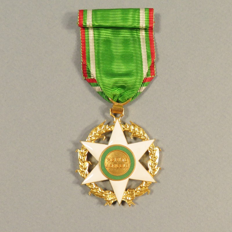 MADAGASCAR MEDAILLE DE CHEVALIER DE L'ORDRE DU MERITE AGRICOLE