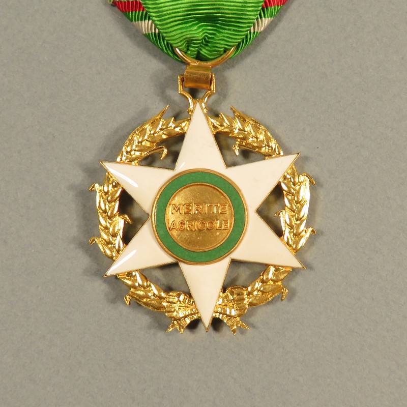 MADAGASCAR MEDAILLE DE CHEVALIER DE L'ORDRE DU MERITE AGRICOLE