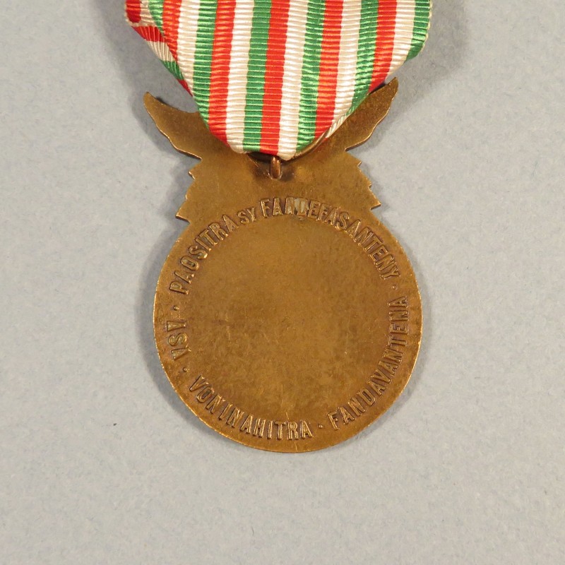 MADAGASCAR MEDAILLE D'HONNEUR DES POSTES MALGACHE CLASSE BRONZE