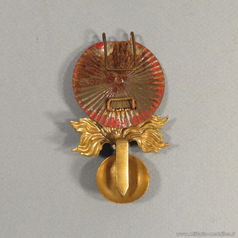 grenade metal jaune Insigne pour Képi de Grande Tenue mle 1884 d/'Infanterie