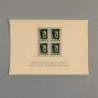 BLOCK FEUILLET DE 4 TIMBRES ALLEMANDS IIIème REICH ADOLF HITLER