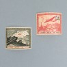 PAIRE DE TIMBRES IIIème REICH LVF LEGION DES VOLONTAIRES FRANCAIS SUR LE FRONT RUSSE SANS SURCHARGE