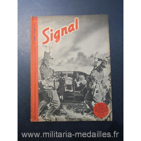 SIGNAL JOURNAL DE PROPAGANDE ALLEMANDE 2ème NUMERO DE NOVEMBRE 1941 N°22
