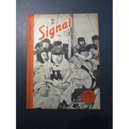 SIGNAL JOURNAL DE PROPAGANDE ALLEMANDE 2ème NUMERO DE FEVRIER 1942 N°4