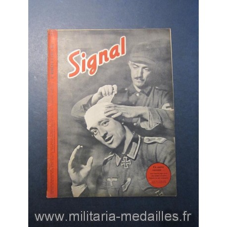 SIGNAL JOURNAL DE PROPAGANDE ALLEMANDE 2ème NUMERO D'AVRIL 1942 N°8