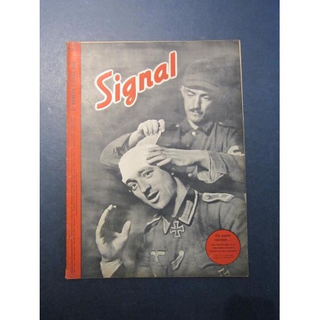 SIGNAL JOURNAL DE PROPAGANDE ALLEMANDE 2ème NUMERO D'AVRIL 1942 N°8