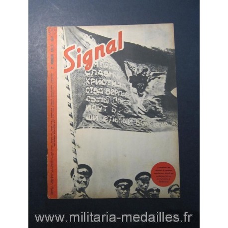 SIGNAL JOURNAL DE PROPAGANDE ALLEMANDE 2ème NUMERO DE JUILLET 1943 N°14