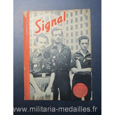 SIGNAL JOURNAL DE PROPAGANDE ALLEMANDE 1er NUMERO D'OCTOBRE 1943 N°19
