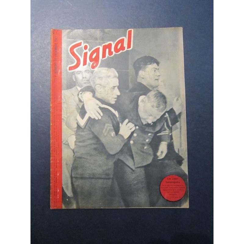 SIGNAL JOURNAL DE PROPAGANDE ALLEMANDE 1er NUMERO DE DECEMBRE 1943 N°23