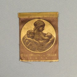 ALLEMAGNE MEDAILLE INSIGNE DE JOURNEE DES MERES DE FAMILLES 1934