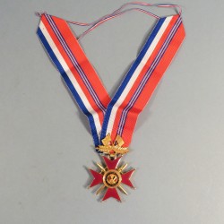 MEDAILLE DE COMMANDEUR DE L'ASSOCIATIONS DES ANCIENS COMBATTANTS FRANCO BRITANIQUE DE LA FRANCE LIBRE