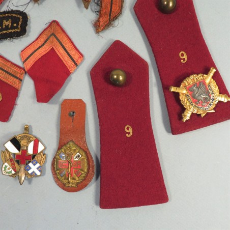 ENSEMBLE DU 9 ème SIM SECTION D'INFIRMIER MILITAIRE LIBERATION ANNEES 1950