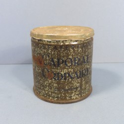 BOITE METALIQUE RATION DE TABAC SCAFERLATI CAPORAL ORDINAIRE 50 GRAMME CIGARETTES TROUPE 1930