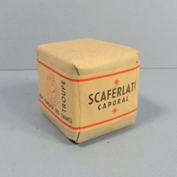 PAQUET RATION DE TABAC SCAFERLATI CAPORAL ORDINAIRE 40 GRAMME CIGARETTES TROUPE 1958