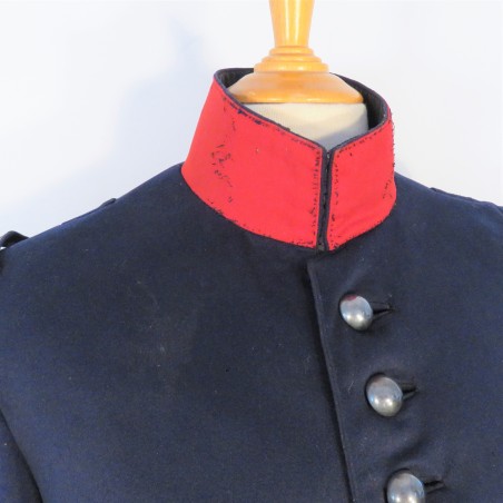 VESTE MODELE 1893 D'UN OFFICIER DU TRAIN DES EQUIPAGES TROISIEME REPUBLIQUE