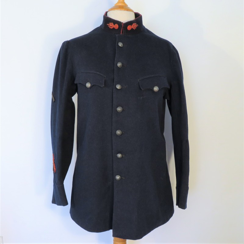 VESTE SOUS-OFFICIER DE SAPEURS-POMPIERS MODELE VERS 1900