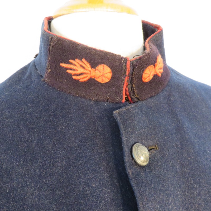VESTE SOUS-OFFICIER DE SAPEURS-POMPIERS MODELE VERS 1900