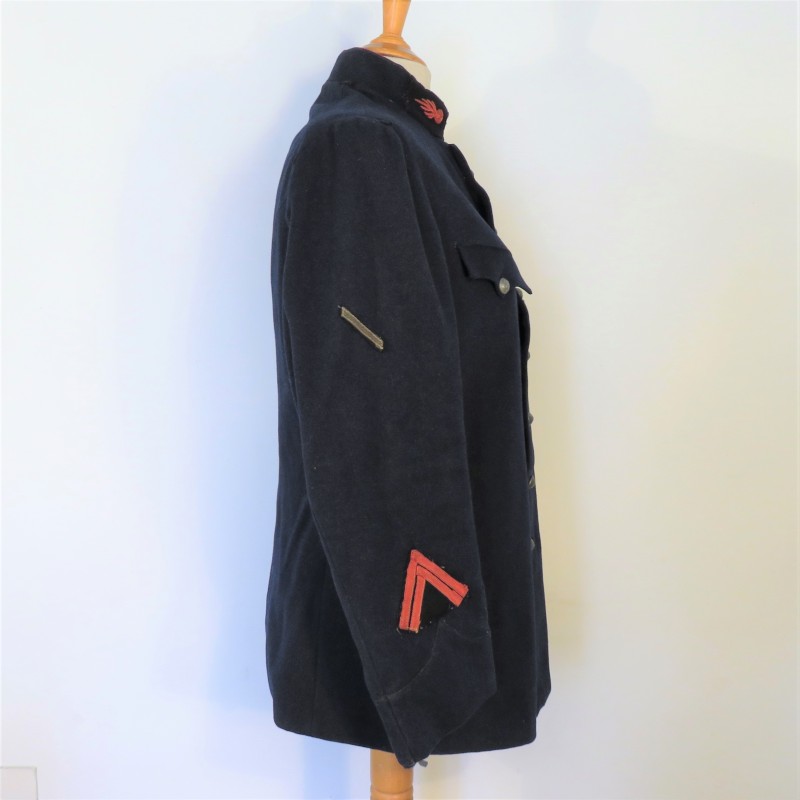 VESTE SOUS-OFFICIER DE SAPEURS-POMPIERS MODELE VERS 1900