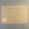 LETTRE DE NOMINATION DE Mr GASPARY EMILE COMME CONSUL DE FRANCE A SINGAPOUR EN 1892 °