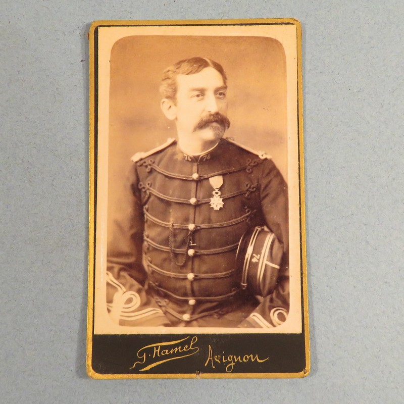 PHOTO CDV D'UN LIEUTENANT DU 74 ème REGIMENT D'INFANTERIE VERS 1900