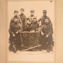 GRANDE PHOTO CORTONNEE DU 8 ème REGIMENT DE CHASSEURS A CHEVAL AUXONNE VERS 1900