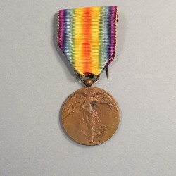 MEDAILLE BELGE INTERALLIEE DE LA VICTOIRE DE LA GRANDE GUERRE 1914-1918