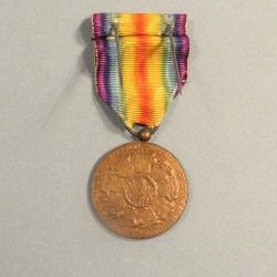 MEDAILLE BELGE INTERALLIEE DE LA VICTOIRE DE LA GRANDE GUERRE 1914-1918