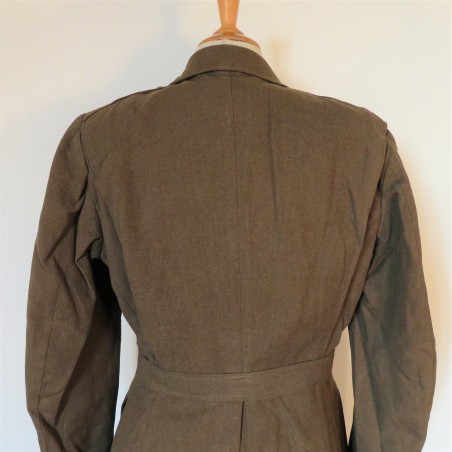 UNIFORME D'UN COMMANDANT DU SERVICE DE SANTE OU MEDECIN PRINCIPALE VAREUSE US ET PANTALON PERIODE 1943-1944