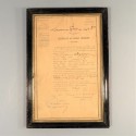 CERTIFICAT DE BONNE CONDUITE D'UN ARTILLEUR AU 15 ème REGIMENT DU TRAIN DES EQUIPAGES EN 1890 CITATION