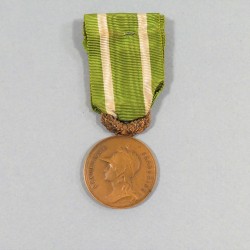 MEDAILLE DE LA SOCIETE REPUBLICAINE D'ENCOURAGEMENT AU DEVOUEMENT PAR O. ROTY CLASSE BRONZE