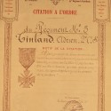 ENSEMBLE D'UN ARTILLEUR AU 55 ème REGIMENT DARTILLERIE DIPLOME DE VERDUN ET CITATIONS GUERRE 1914 1918