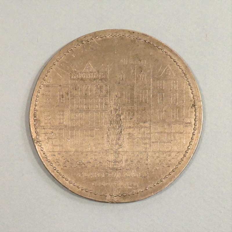 GRANDE MEDAILLE DE LA DEUXIEME REPUBLIQUE 1848 L'ARBRE DE LA LIBERTEE PLANTE A LILLE GENERAL NEGRIER DELESCLUSE PILETTE