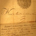 ARCHIVE CHARLES X PASSEPORT DE LA VILLE DE NIMES DU 12 AVRIL 1825