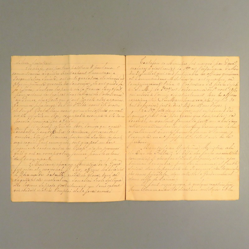 HIVE EMPIRE REFLEXION SUR L'ARMEE PAR LE MARECHAL ET ¨PAIR DE FRANCE DUC DE TARENTE MACDONALD 1815